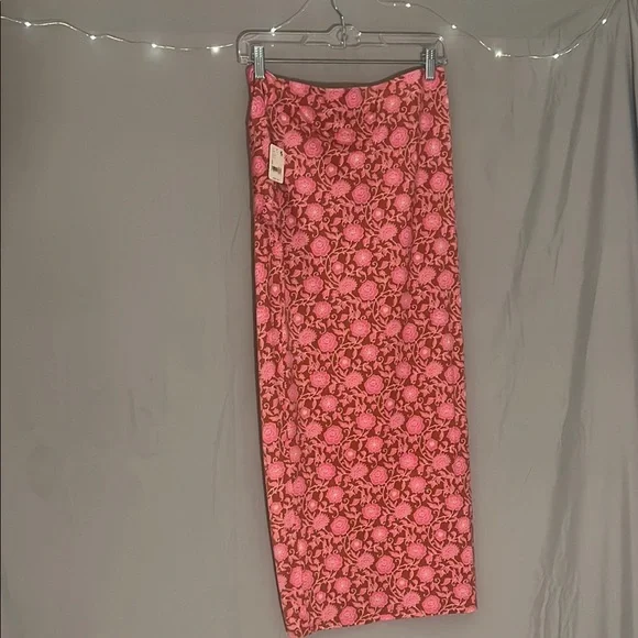 Free People NWT Pink Floral Patterned Skirt - Picture 5 of 5